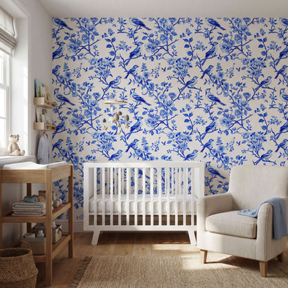 Blå Blomsterfåglar